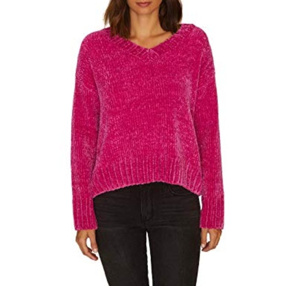 Sanctuary Chenille V-Neck Pullover, XSmall - Picture 1 of 3